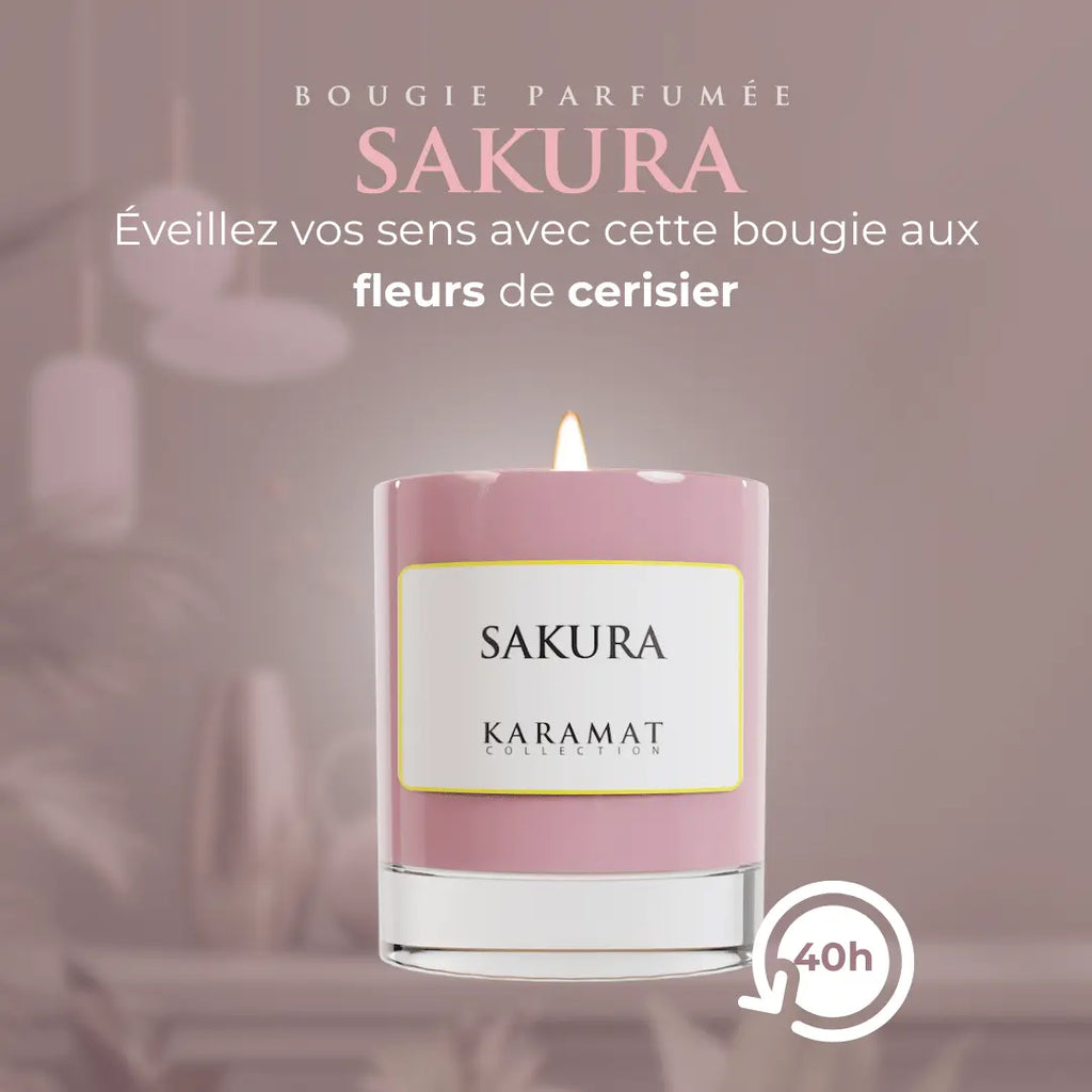 Bougie parfumé Sakura – Floraison Printanière