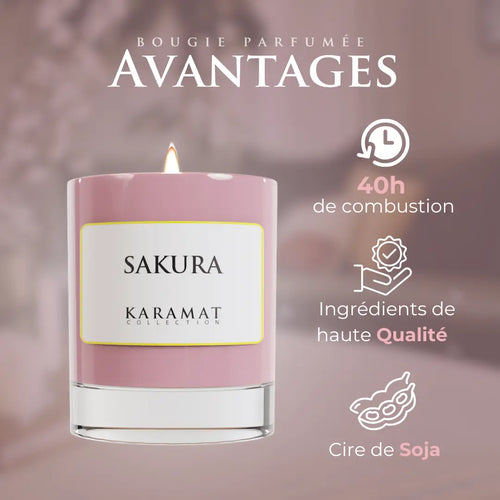 Bougie parfumé Sakura – Floraison Printanière