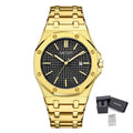 MEGIR Stainless Steel Bracelet Watch for Men Luxury Business Casual Watches Waterproof Calendar Quartz Wristwatch Men Gift Clock 1085-15