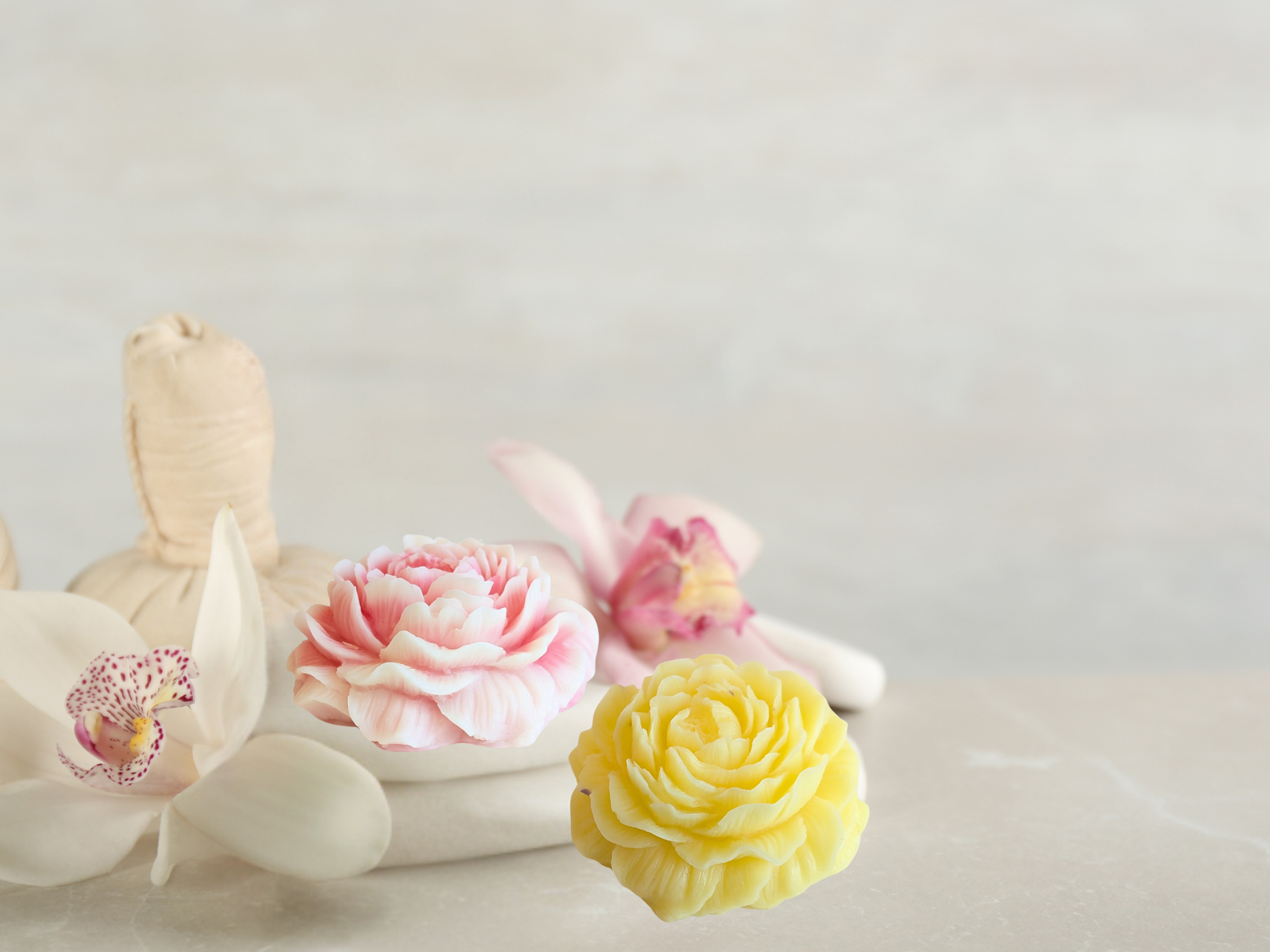 Wax flower freshener - Spa & Relaxation  – Calming Aromas for Wellness, Self-Care & Gift Sets