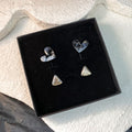 Juliette · MINI Oorstekers Set · 2 Paar · Floral Zwart-0