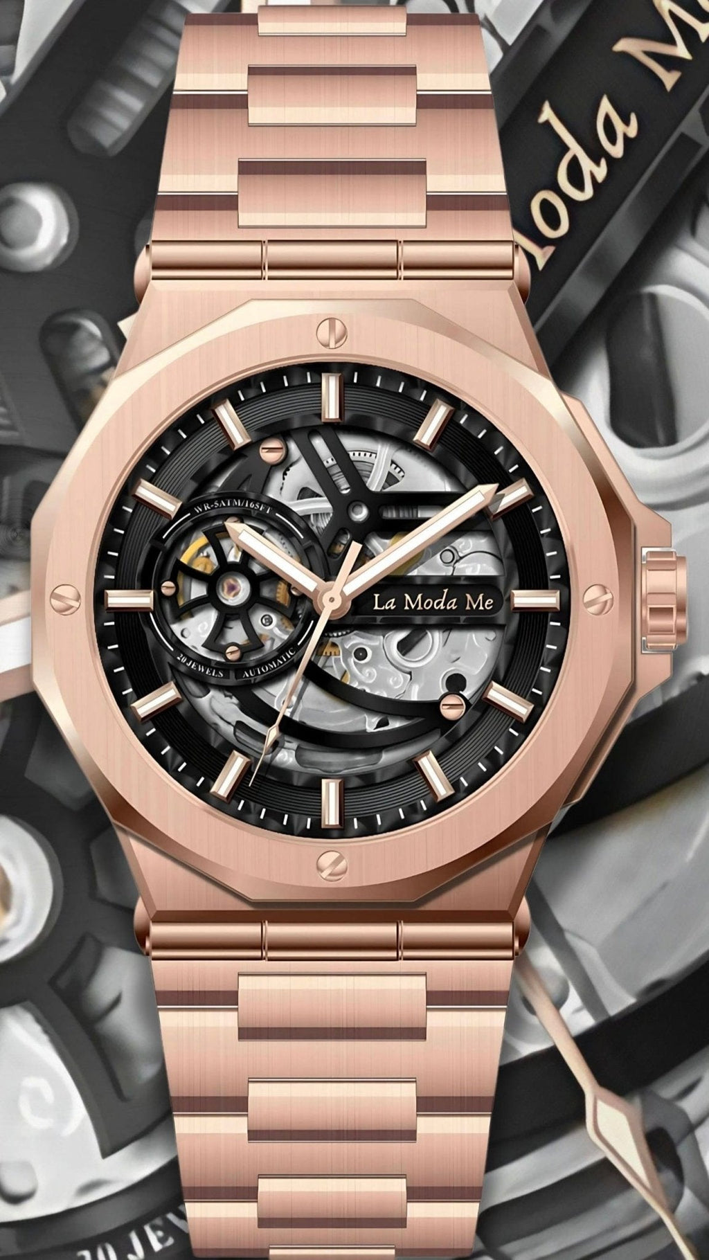 Rubros Jewel Gold Watch - Luxury Gold Timepiece